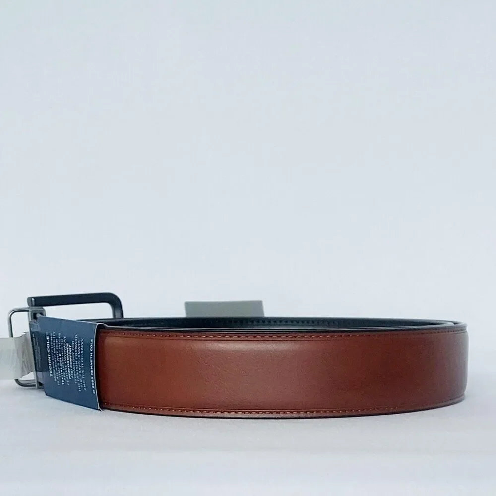 Kenneth Cole REACTION Men's Reversible Stretch Belt Black/Brown Size XL